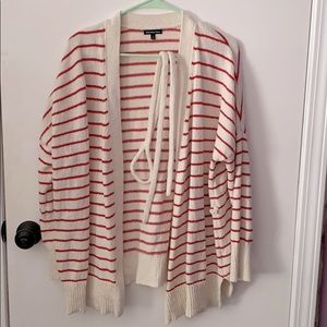 Tie cardigan